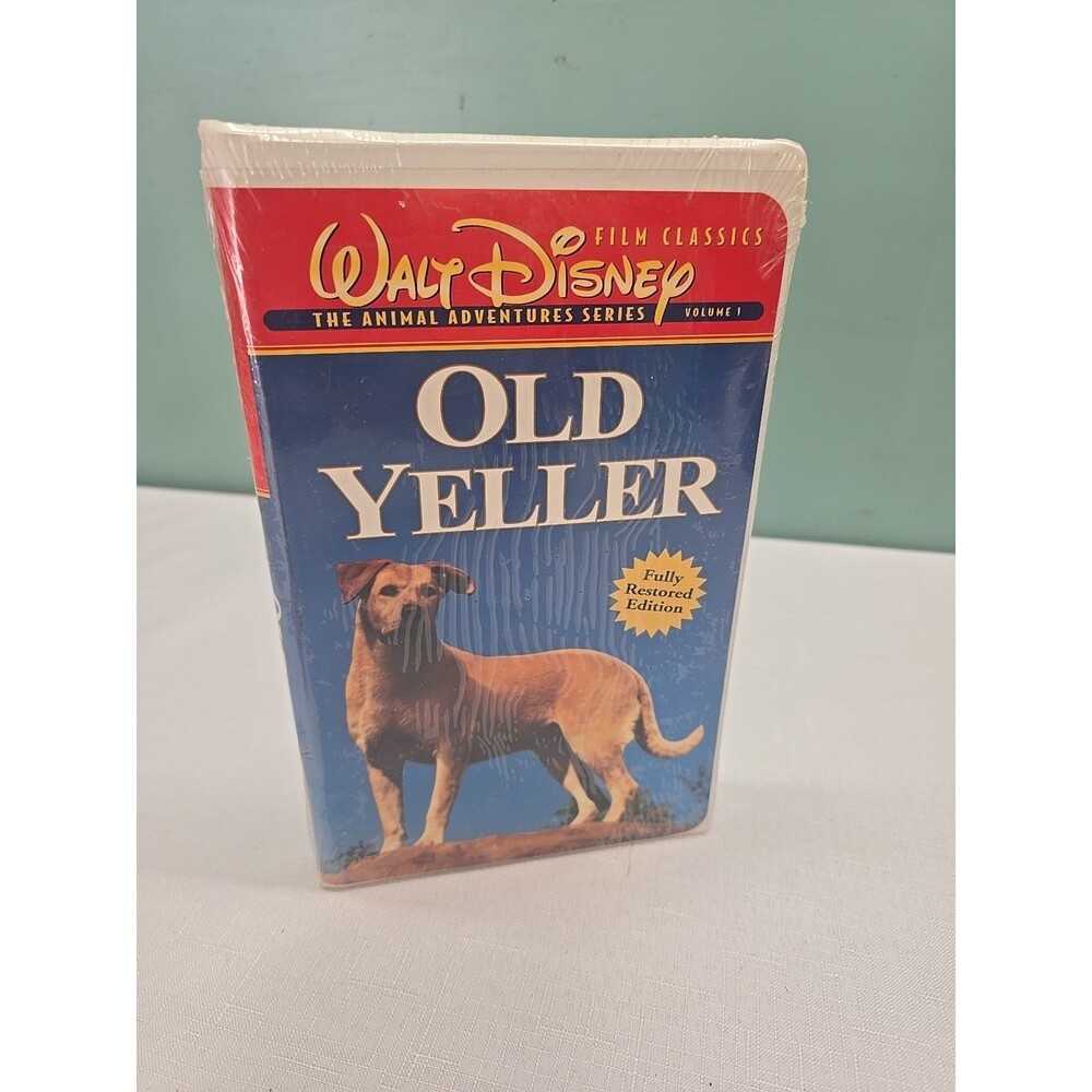Old Yeller VHS  Fully Restored Edition Clam Shell New Factory Sealed Walt Disney